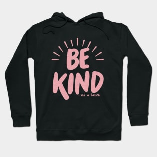 Be Kind Of A Bitch Funny Sarcastic Quote Hoodie